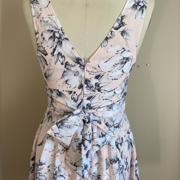 Victoria Secret Pink Floral Print Sundress with Black and White Flowers Size 6 - Picture 5 of 7